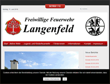 Tablet Screenshot of ff-langenfeld.de